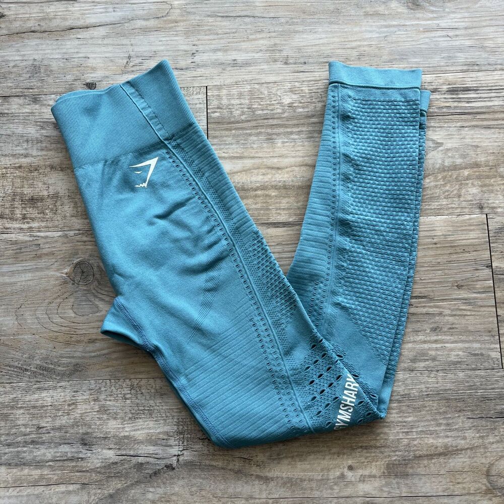 Gymshark Energy Seamless Leggings Small Blue - Picture 5 of 8